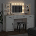 Set de Dressing 3 pcs Alb 78,5 x 41 x 135 cm Lemn compozit - WALTI WALTI