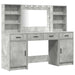 Set de Dressing cu raft 3 pcs Gri din beton 78,5 x 41 x 135 cm - WALTI WALTI