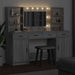 Set de Dressing cu sertar 3 pcs sonoma gri 78,5 x 41 x 135 cm - WALTI WALTI