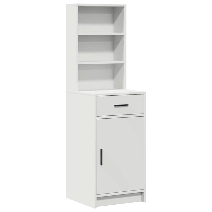 Set de Dressing cu ușă 3 pcs Alb 50 x 41 x 135 cm Lemn compozit - WALTI WALTI