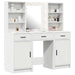 Set de Dressing cu ușă 3 pcs Alb 50 x 41 x 135 cm Lemn compozit - WALTI WALTI