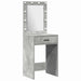 Set de Dressing cu sertar 3 pcs Gri din beton 50 x 41 x 135 cm - WALTI WALTI