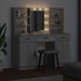 Set de Dressing 3 pcs sonoma gri 50 x 41 x 135 cm Lemn compozit - WALTI WALTI