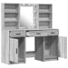 Set de Dressing 3 pcs sonoma gri 50 x 41 x 135 cm Lemn compozit - WALTI WALTI