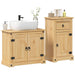 Set mobilier de baie „Corona”, 2 piese, lemn masiv de pin - WALTI WALTI
