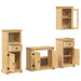 Set mobilier de baie „Corona”, 4 piese, lemn masiv de pin - WALTI WALTI