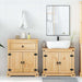 Set mobilier de baie „Corona”, 2 piese, lemn masiv de pin - WALTI WALTI