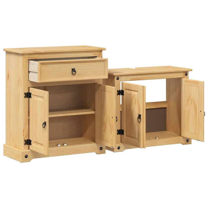 Set mobilier de baie „Corona”, 2 piese, lemn masiv de pin - WALTI WALTI