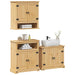 Set mobilier de baie „Corona”, 3 piese, lemn masiv de pin - WALTI WALTI
