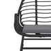 Set de sufragerie de grădină 5 piese neagră Sticlă Poly Rattan - WALTI WALTI