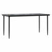 Set de sufragerie de grădină 5 piese neagră Sticlă Poly Rattan - WALTI WALTI