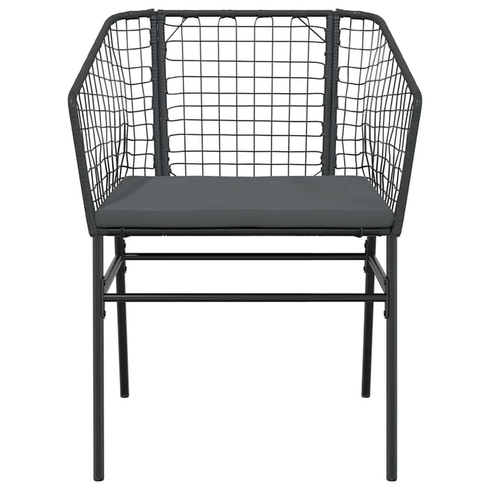 Set de sufragerie de grădină 3 piese neagră - WALTI WALTI
