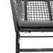 Set de sufragerie de grădină 3 piese neagră - WALTI WALTI