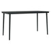 Set de sufragerie de grădină 5 piese neagră Sticlă Poly Rattan - WALTI WALTI