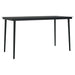Set de sufragerie de grădină 5 piese neagră Sticlă Poly Rattan - WALTI WALTI