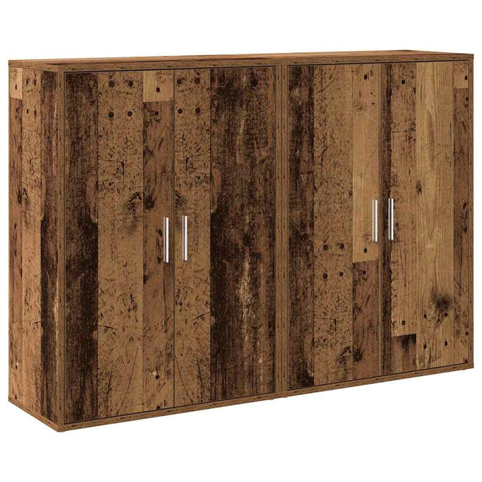 Bufet cu raft cu depozitare cu ușă Lemn vechi 60 x 31 x 84 cm Lemn compozit - WALTI WALTI