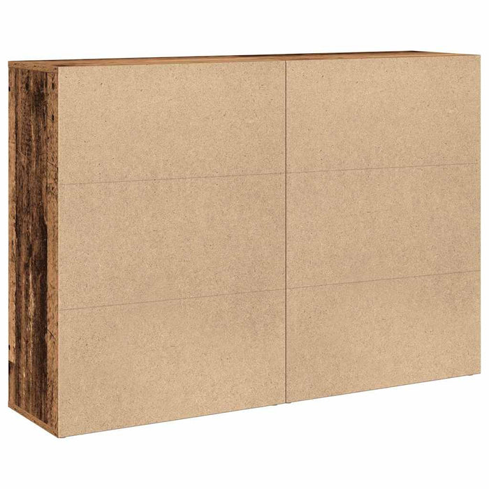 Bufet cu raft cu depozitare cu ușă Lemn vechi 60 x 31 x 84 cm Lemn compozit - WALTI WALTI