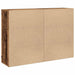 Bufet cu raft cu depozitare cu ușă Lemn vechi 60 x 31 x 84 cm Lemn compozit - WALTI WALTI