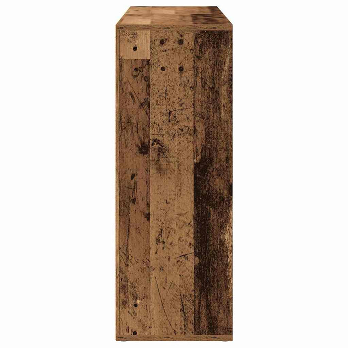 Bufet cu raft cu depozitare cu ușă Lemn vechi 60 x 31 x 84 cm Lemn compozit - WALTI WALTI