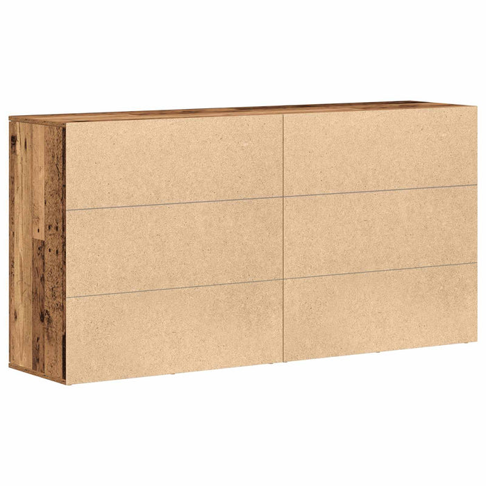 Bufet 2 pcs Lemn vechi 79 x 38 x 80 cm Lemn compozit WALTI