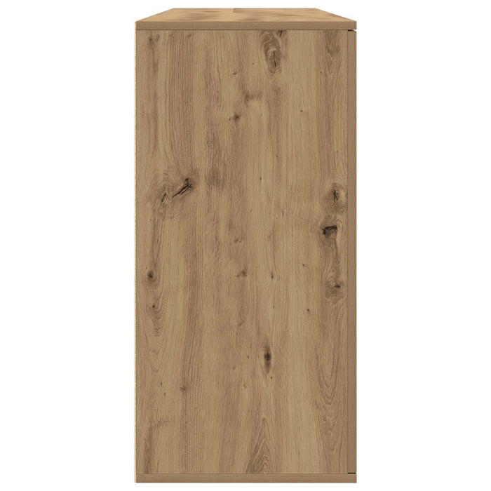 Bufet 2 pcs Stejar Artizanal 79 x 38 x 80 cm Lemn compozit WALTI