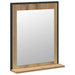 Set de mobilier pentru baie Pe perete 2 pcs Maro Lemn compozit - WALTI WALTI