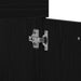 Set de Mobilier pentru Baie 3 pcs Stejar Negru 90x38.5x46cm - WALTI WALTI