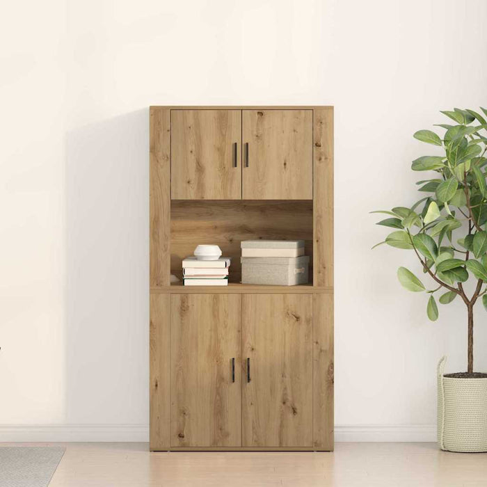 Bufet Stejar Artizanal 80 x 33 x 150 cm Lemn compozit - WALTI WALTI