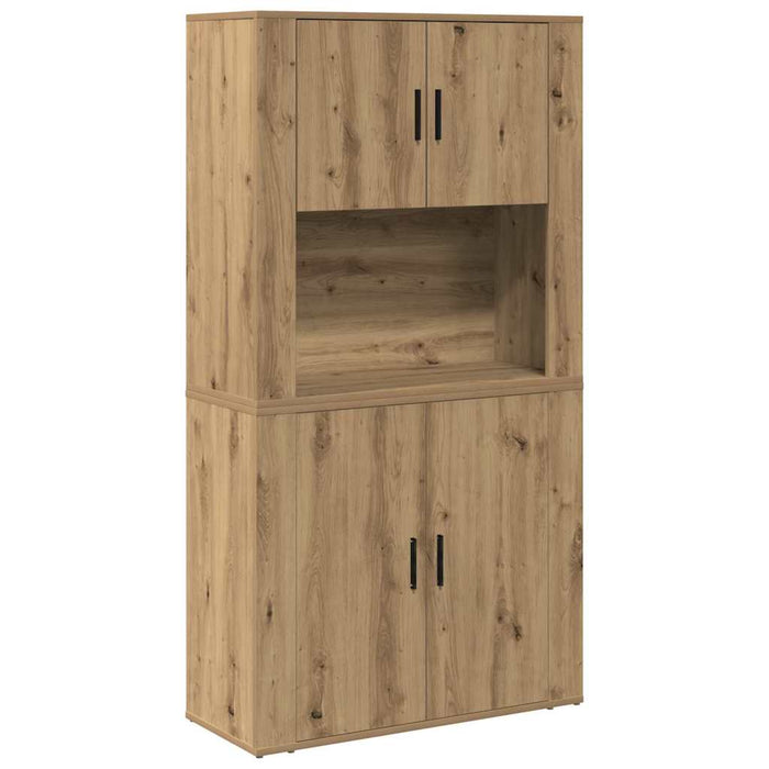 Bufet Stejar Artizanal 80 x 33 x 150 cm Lemn compozit - WALTI WALTI