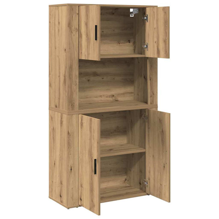 Bufet Stejar Artizanal 80 x 33 x 150 cm Lemn compozit - WALTI WALTI