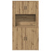 Bufet Stejar Artizanal 80 x 33 x 150 cm Lemn compozit - WALTI WALTI