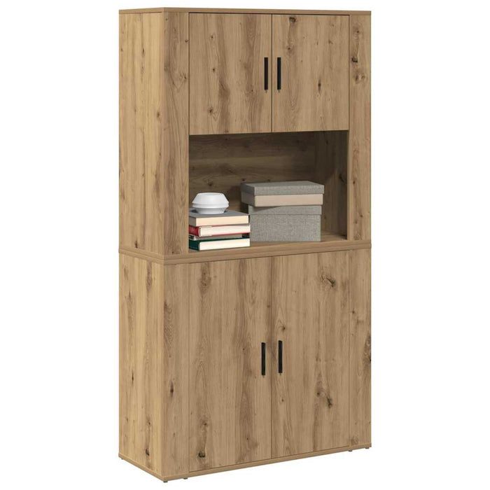 Bufet Stejar Artizanal 80 x 33 x 150 cm Lemn compozit - WALTI WALTI