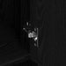 Bufet Stejar Negru 80 x 33 x 150 cm Lemn compozit - WALTI WALTI