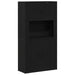 Bufet Stejar Negru 80 x 33 x 150 cm Lemn compozit - WALTI WALTI