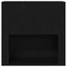 Bufet Stejar Negru 80 x 33 x 150 cm Lemn compozit - WALTI WALTI