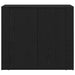 Bufet Stejar Negru 80 x 33 x 150 cm Lemn compozit - WALTI WALTI