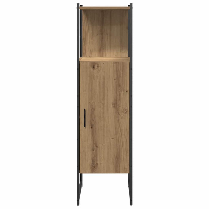 Set de mobilier pentru baie cu raft 3 pcs Maro Lemn compozit - WALTI WALTI