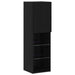 Set comodă TV Pe perete 6 pcs Stejar negru Lemn compozit - WALTI WALTI