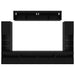 Set comodă TV Pe perete 6 pcs Stejar negru Lemn compozit - WALTI WALTI