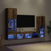 Cabinet TV 4 pcs Lemn vechi Lemn compozit - WALTI WALTI