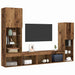 Cabinet TV 4 pcs Lemn vechi Lemn compozit - WALTI WALTI