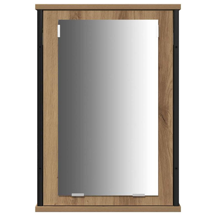 Set de mobilier pentru baie 3 piese Stejar artizanal Lemn ingineresc - WALTI WALTI