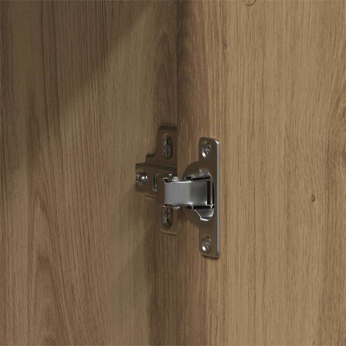 Set de mobilier pentru baie 4 pcs Maro 33 x 33 x 185.5 cm - WALTI WALTI