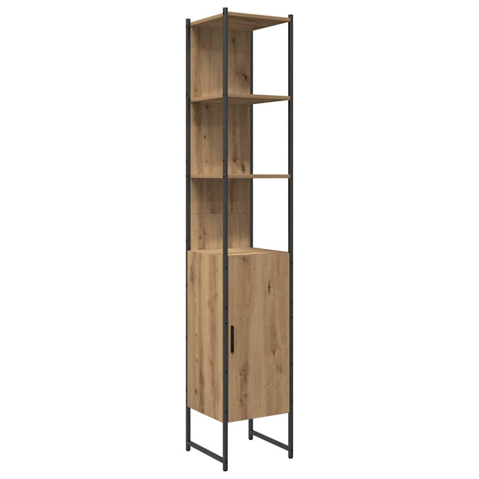 Set de mobilier pentru baie 4 pcs Maro 33 x 33 x 185.5 cm - WALTI WALTI