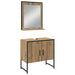 Set de mobilier pentru baie 4 pcs Maro 33 x 33 x 185.5 cm - WALTI WALTI