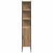 Set de mobilier pentru baie 4 pcs Maro 33 x 33 x 185.5 cm - WALTI WALTI