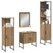 Set de mobilier pentru baie 4 pcs Maro 33 x 33 x 185.5 cm - WALTI WALTI
