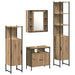 Set dulap baie cu sertar 4 pcs stejar artizanal Lemn compozit - WALTI WALTI