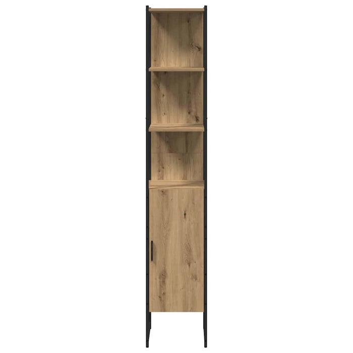 Set dulap baie cu sertar 4 pcs stejar artizanal Lemn compozit - WALTI WALTI