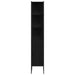 Set de mobilier pentru baie cu raft 4 pcs Negru Lemn compozit - WALTI WALTI